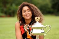 Naomi Osaka with the 2021 Australian Open trophy.